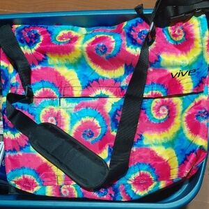 Vibrant Tie-Dye Shoulder Bag by Vive